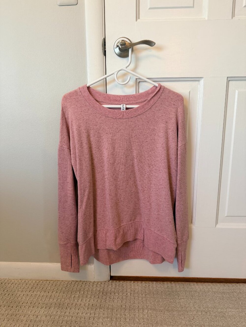 Athleta Balance Pullover Sweatshirt -  Pink, Size Small